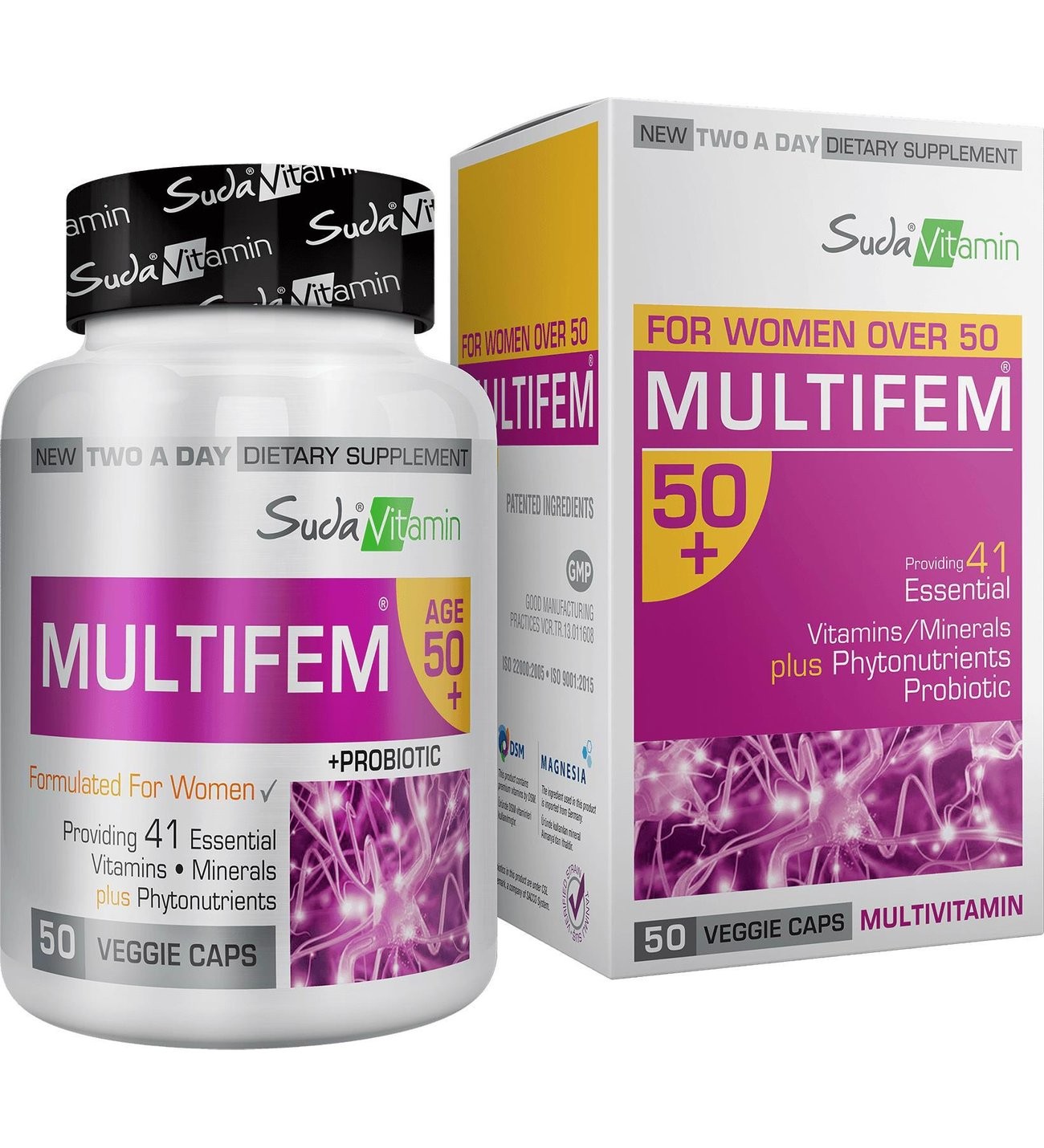 Suda Vitamin Multifem 50+ 50 Kapsül