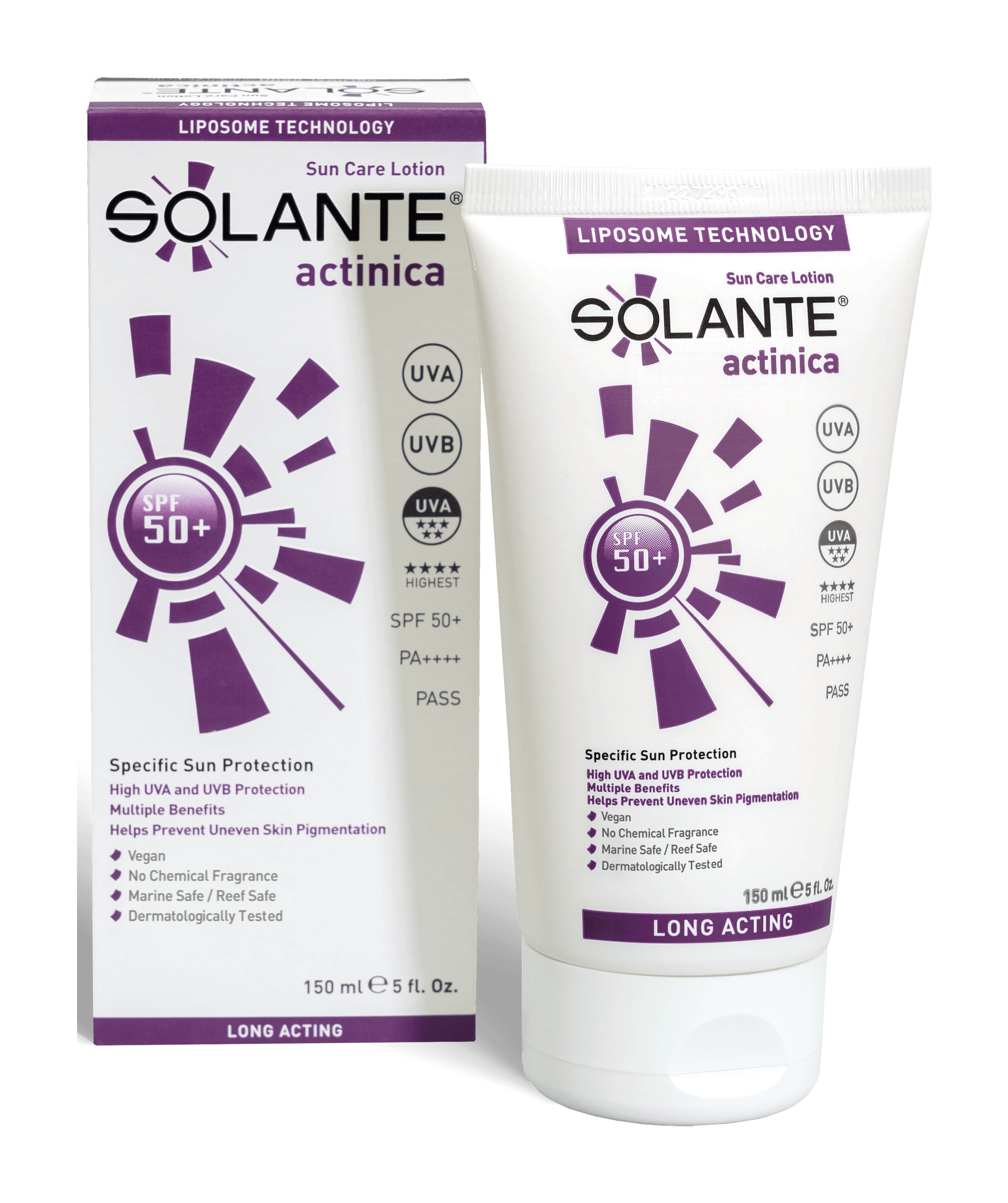 Solante Actinica Sun Care Lotion SPF50+ 150 ml