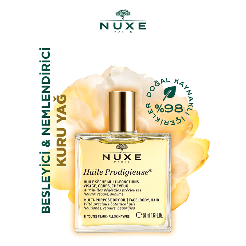 NUXE Huile Prodigieuse Çok Amaçlı Kuru Bakım Yağı 50 ml