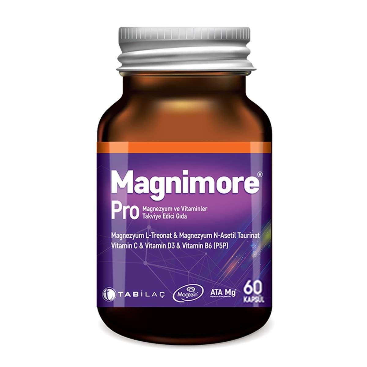 Magnimore Pro 60 Kapsül Magnezyum Takviyesi