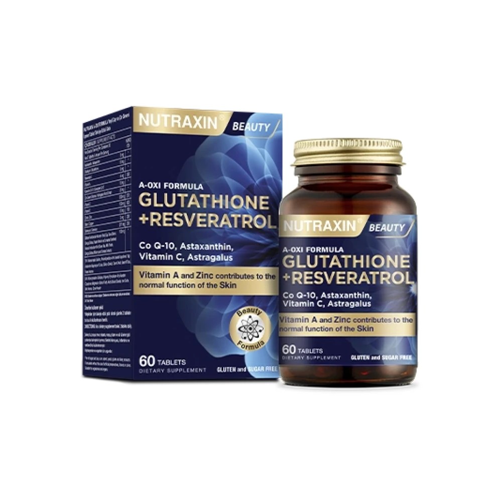 Nutraxin A-Oxi Formula Glutatyon+Reseveratrol 60 Kapsül