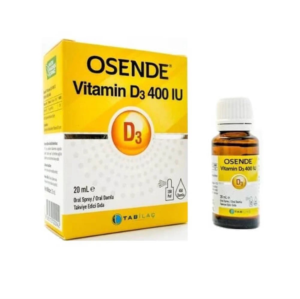 Osende Vitamin D3 400 IU Damla Sprey 20 ml