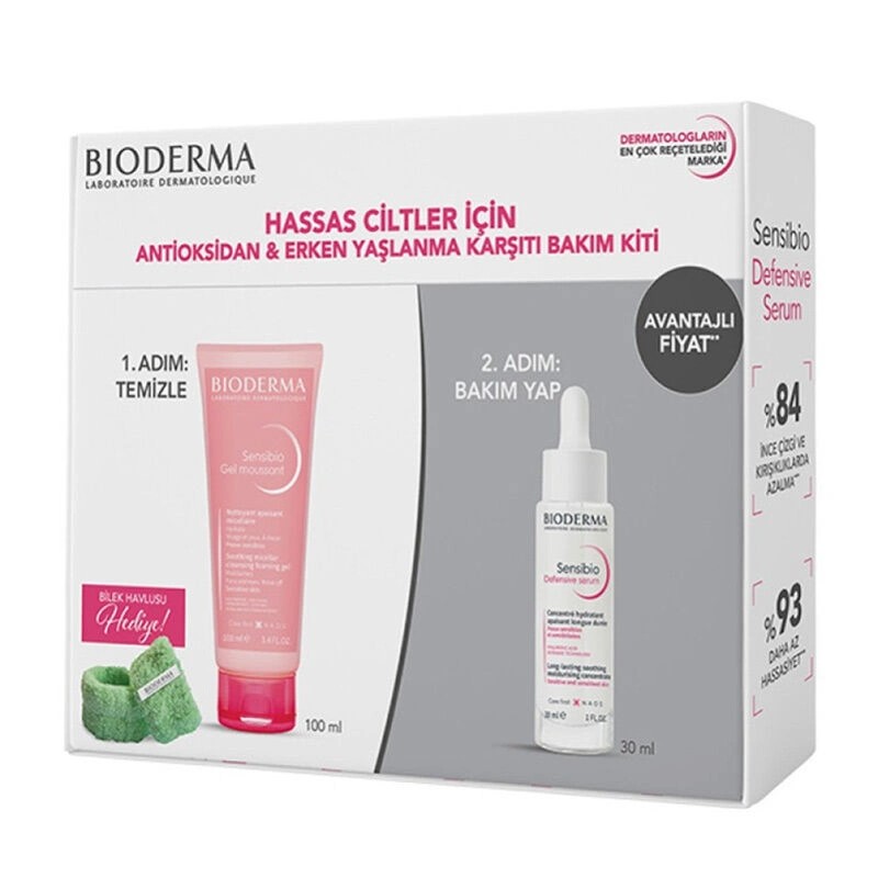 Bioderma Hassas Ciltler İçin Antioksidan Ve Erken Yaşlanma Karşıtı Bakım Seti