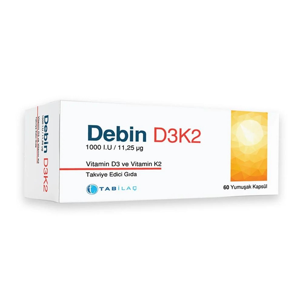 Debin D3K2 60 Kapsül