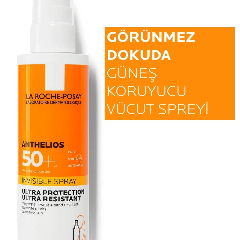 La Roche Posay Anthelios Invisible SPF 50 Güneş Koruyucu Sprey 200 ml