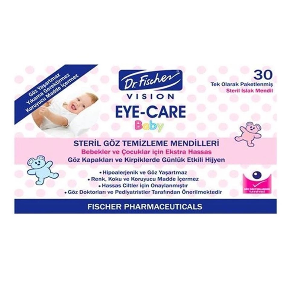 Dr.Fischer Eye-Care Baby Göz Temizleme Mendili 30'lu