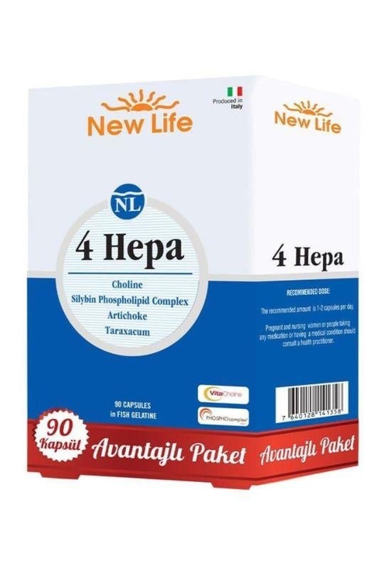 New Life 4 Hepa 90 Kapsül - Avantajlı Paket