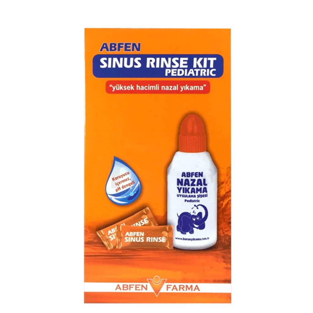 Abfen Sinus Rinse Kit Pediatrik Kit 25x120 ML