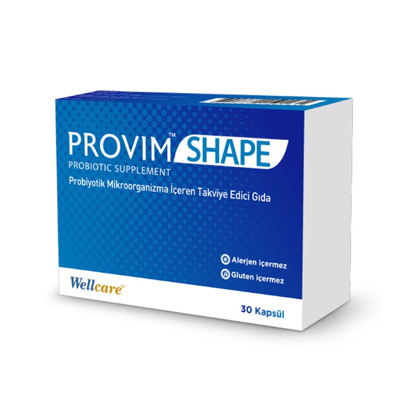 Wellcare Provim Shape Takviye Edici Gıda 30 Kapsül