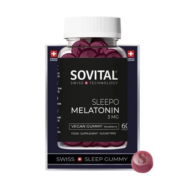 Sovital Sleepo Melatonin 3 mg 60 Vegan Gummies