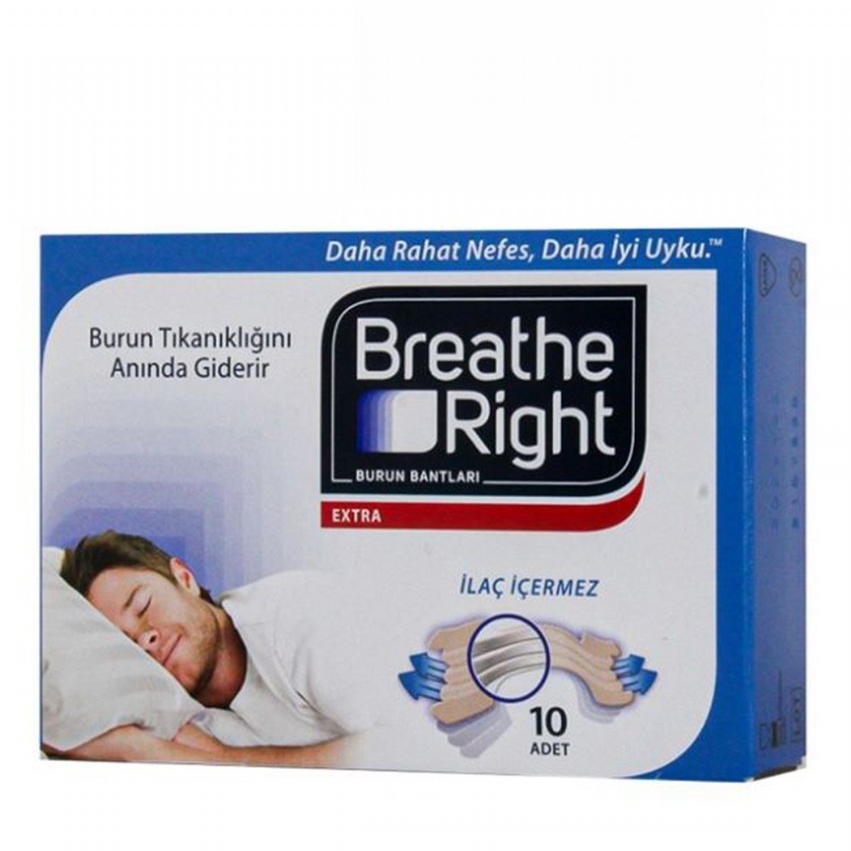 Breathe Right Extra Standart Boy 10'lu Burun Bandı