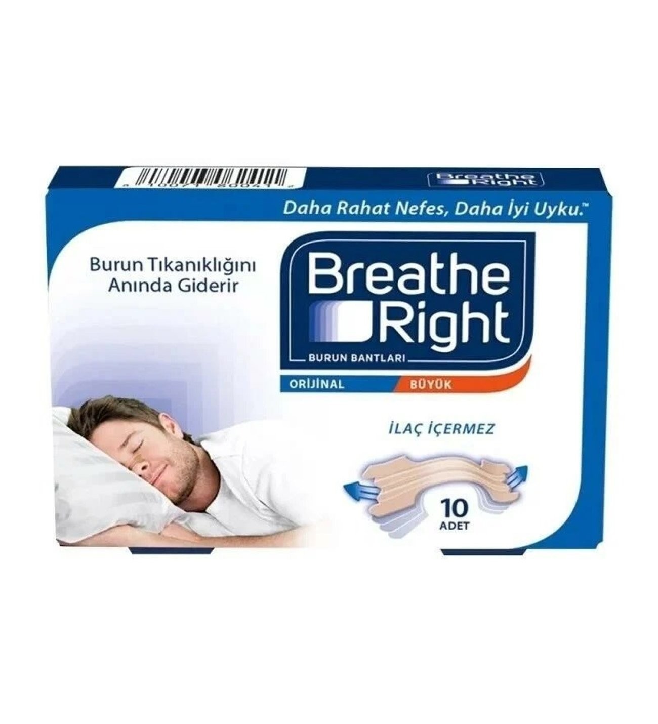 Breathe Right Burun Bandı Orijinal Büyük Boy 10 adet