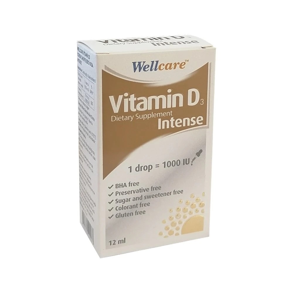 Wellcare Vitamin D3 Intense Takviye Edici Gıda 12 ml