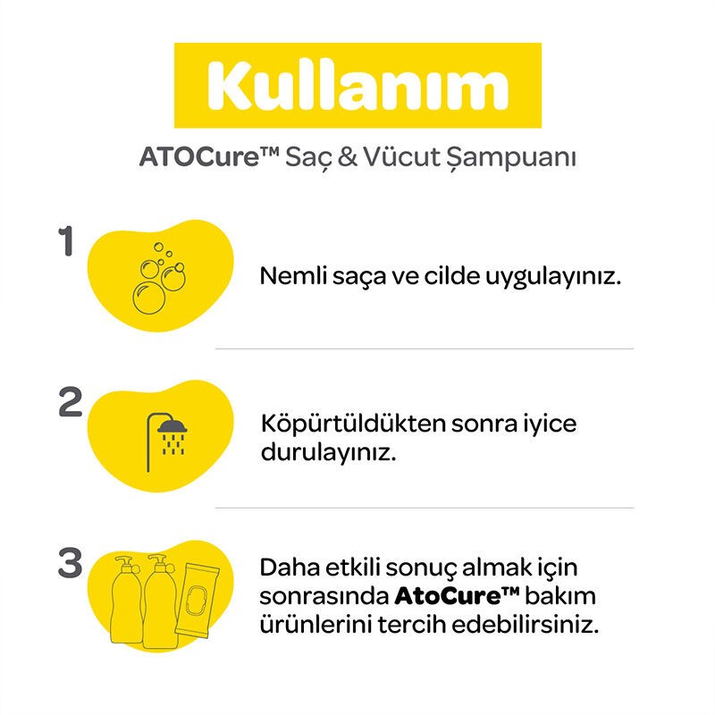Dalin Care Atoruce Saç ve Vücut Şampuanı 400 ml
