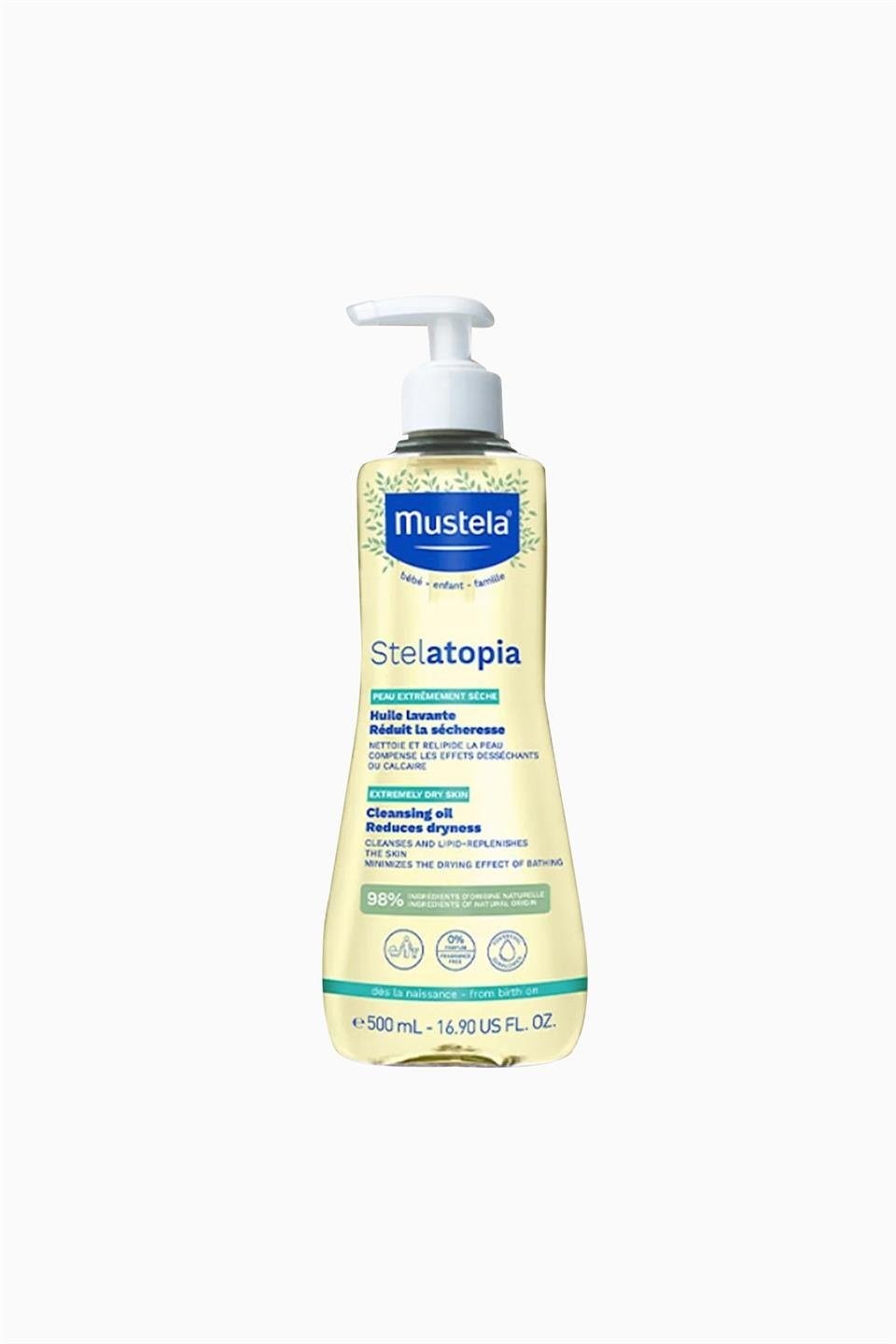 Mustela Stelatopia Temizleme Yağı 500 ml