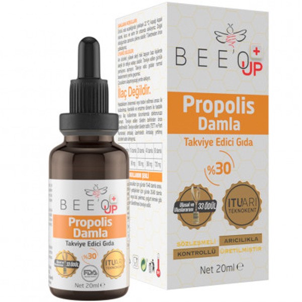 Bee'o Up Propolis Damla Takviye Edici Gıda 20 ml