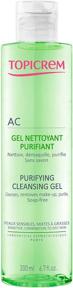 Topicrem AC Purifying Cleansing Gel Yüz Temizleme Jeli 200ml