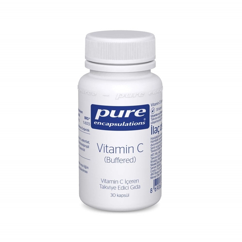 Pure Encapsulations Vitamin C Buffered 30 Kapsül