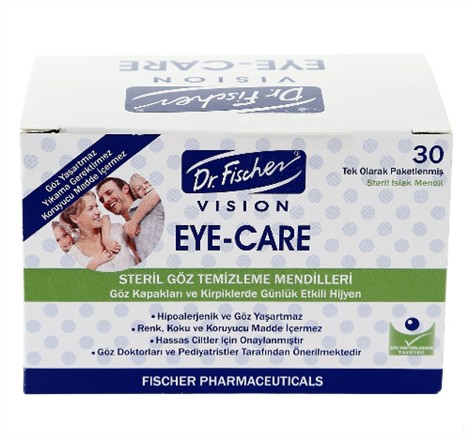 Dr.Fischer Eye-Care Steril Göz Temizleme Mendili 30'lu