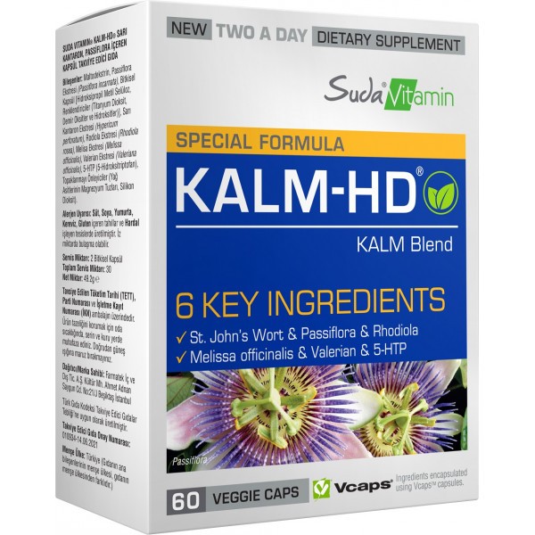 Suda Vitamin Kalm HD 60 Kapsül
