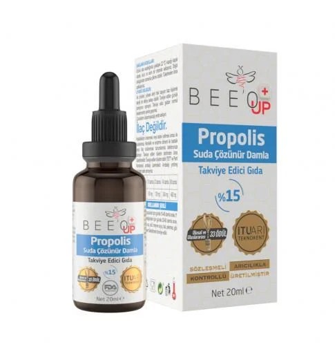 Bee'o Up Propolis Suda Çözünebilir Propolis Damla 20 ml