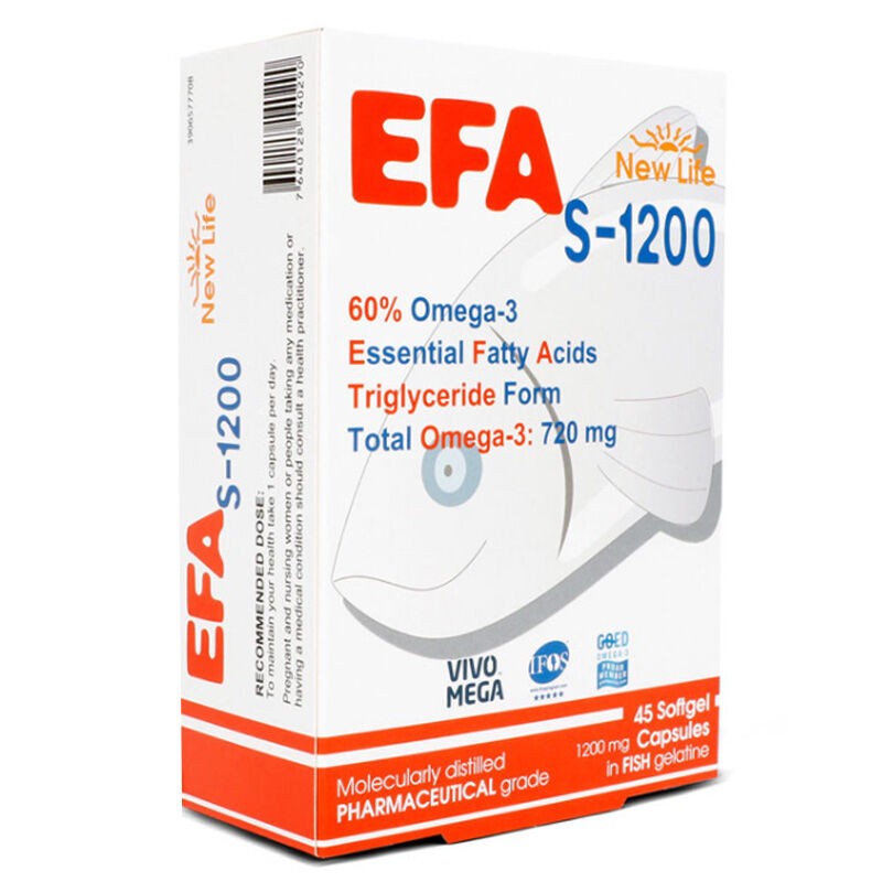 New Life S-1200 Omega 3 Takviye Edici Gıda 45 Kapsül