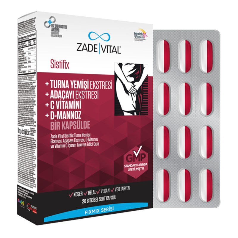 Zade Vital Sistifix Takviye Edici Gıda 20 Kapsül