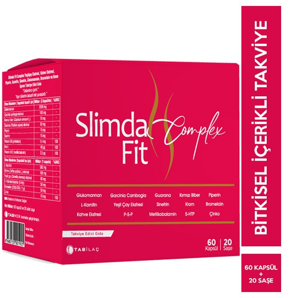 Slimda Fit Complex 60 Kapsül + 20 Saşe