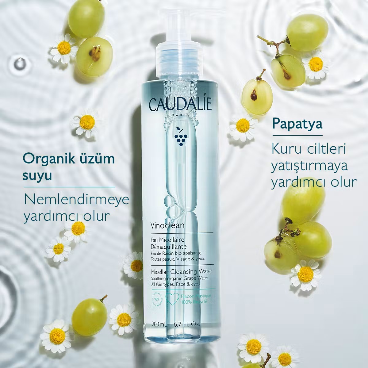 Caudalie Vinoclean Misel Temizleme Suyu 200 ml