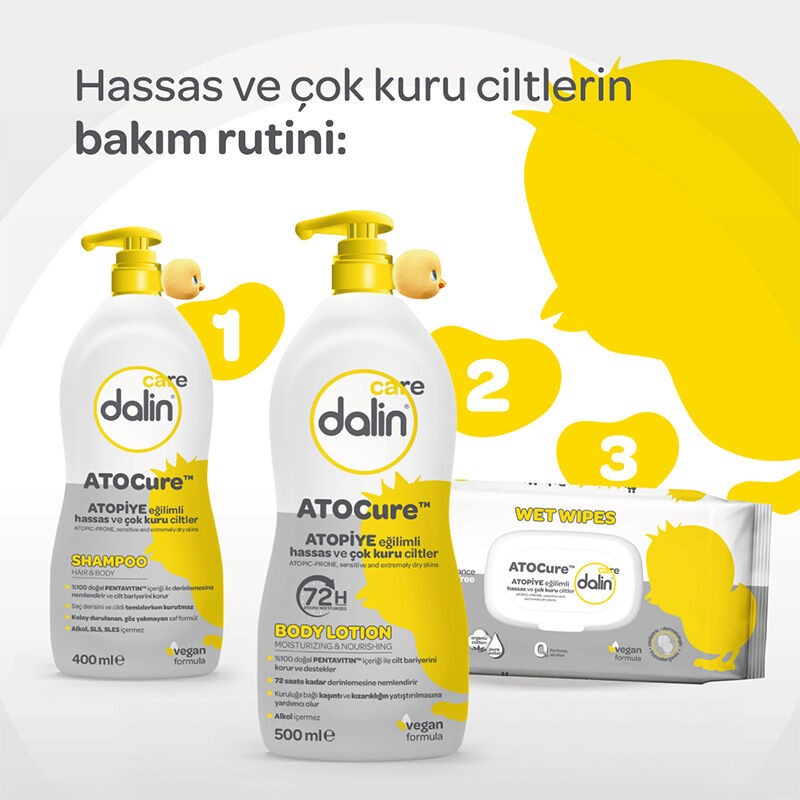 Dalin Care Atoruce Saç ve Vücut Şampuanı 400 ml
