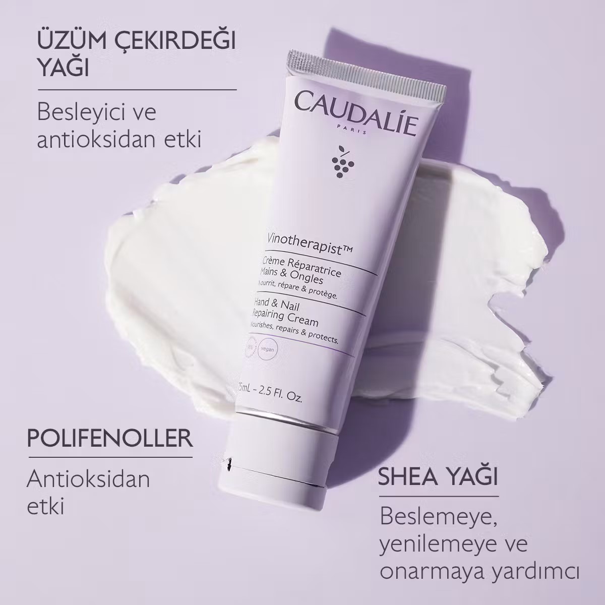 Caudalie Vinotherapist El ve Tırnak Bakım Kremi 75 ml