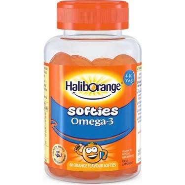 Haliborange Portakal Aromalı Omega-3 Destekli Multivitamin 60 Kapsül