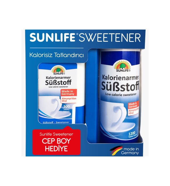 Sunlife Sweetener 1200 + 300 Tablet Tatlandırıcı