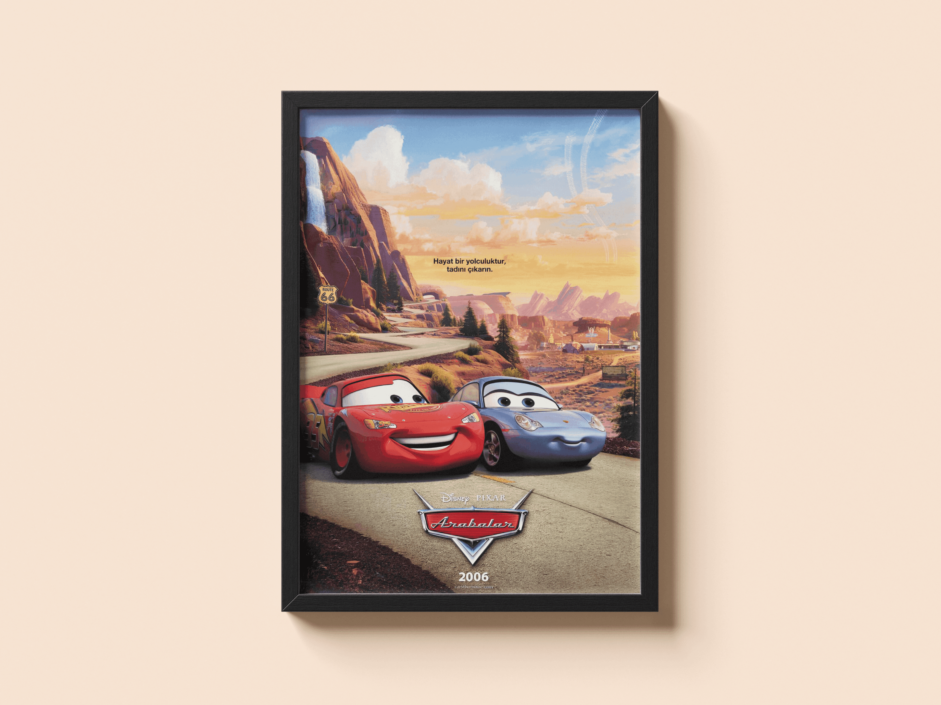 McQueen & Sally Cars Film Poster 