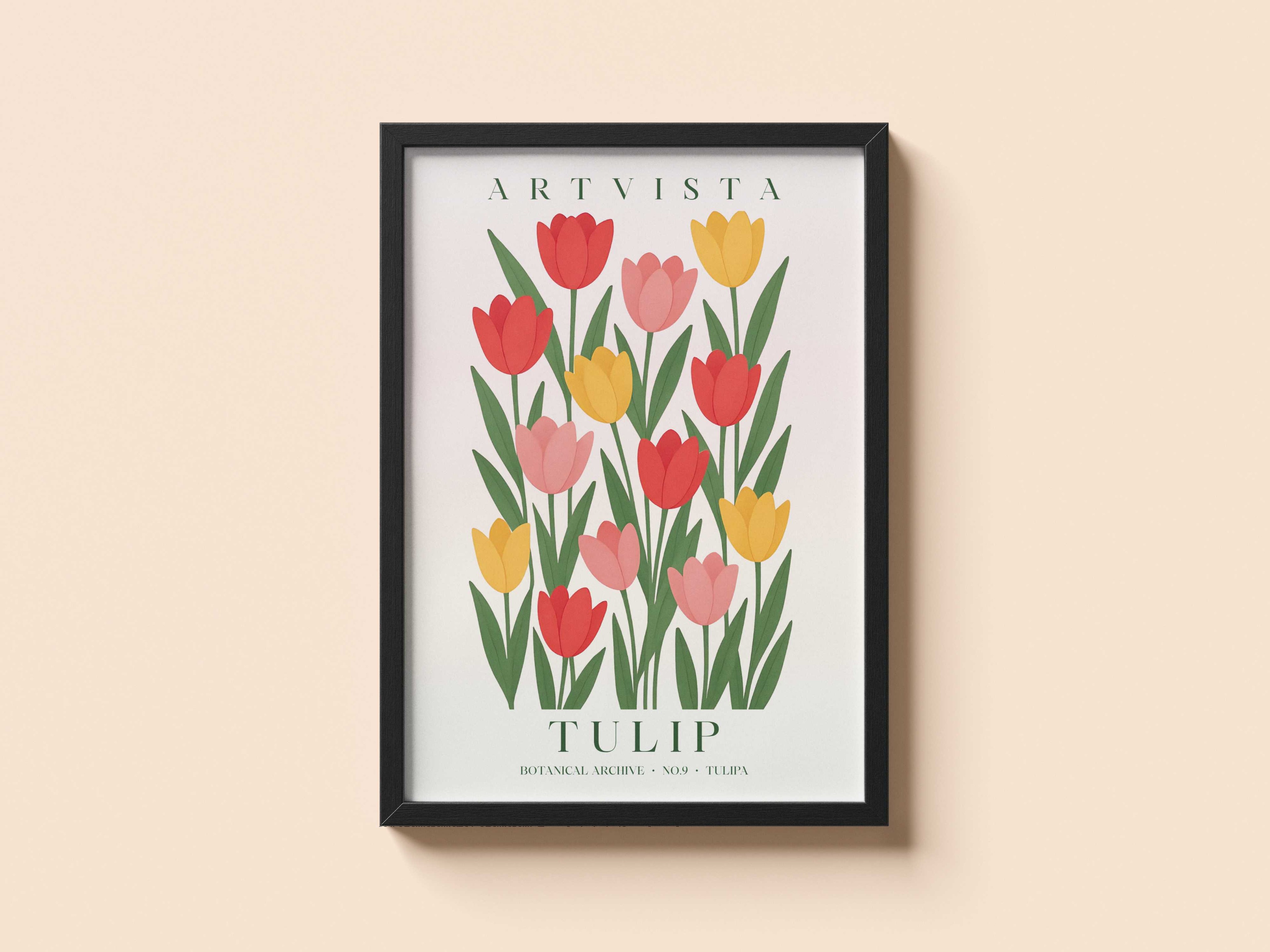 Tulip Flower Poster – Lale Çiçek Poster