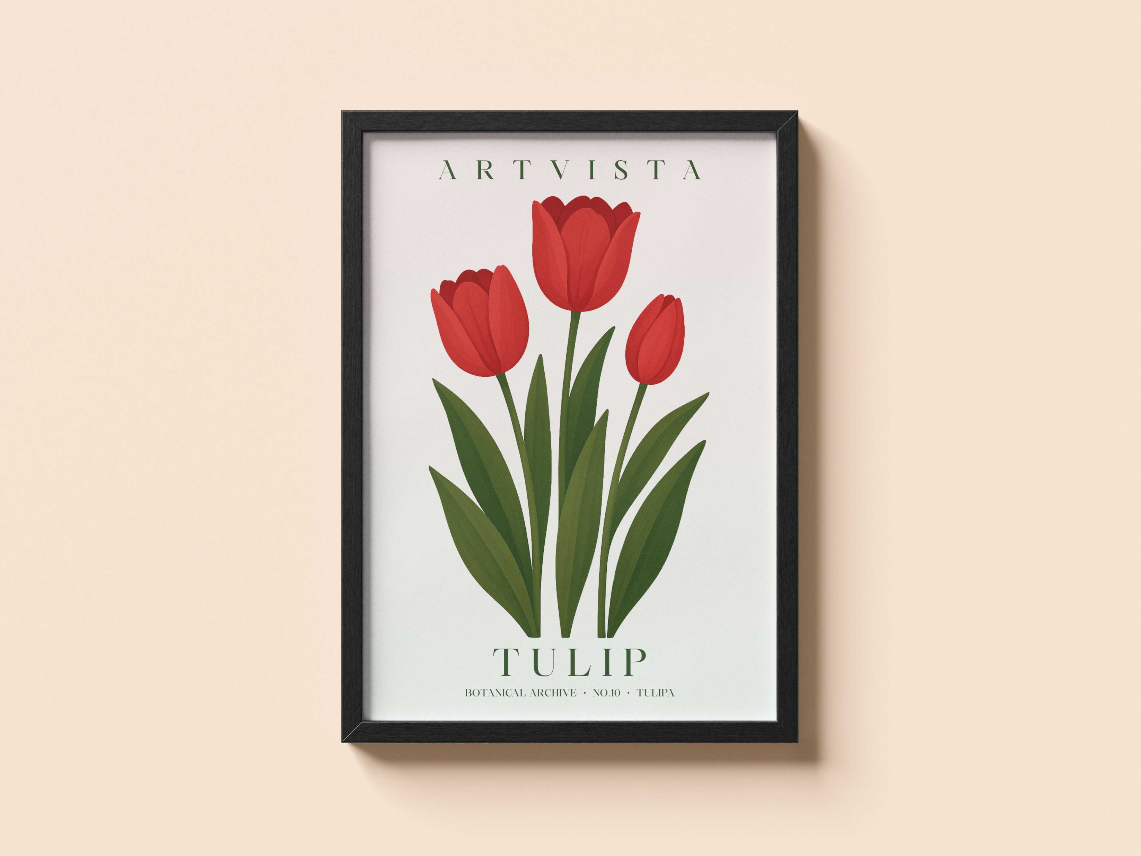 Tulip Flower Poster – Lale Çiçek Poster