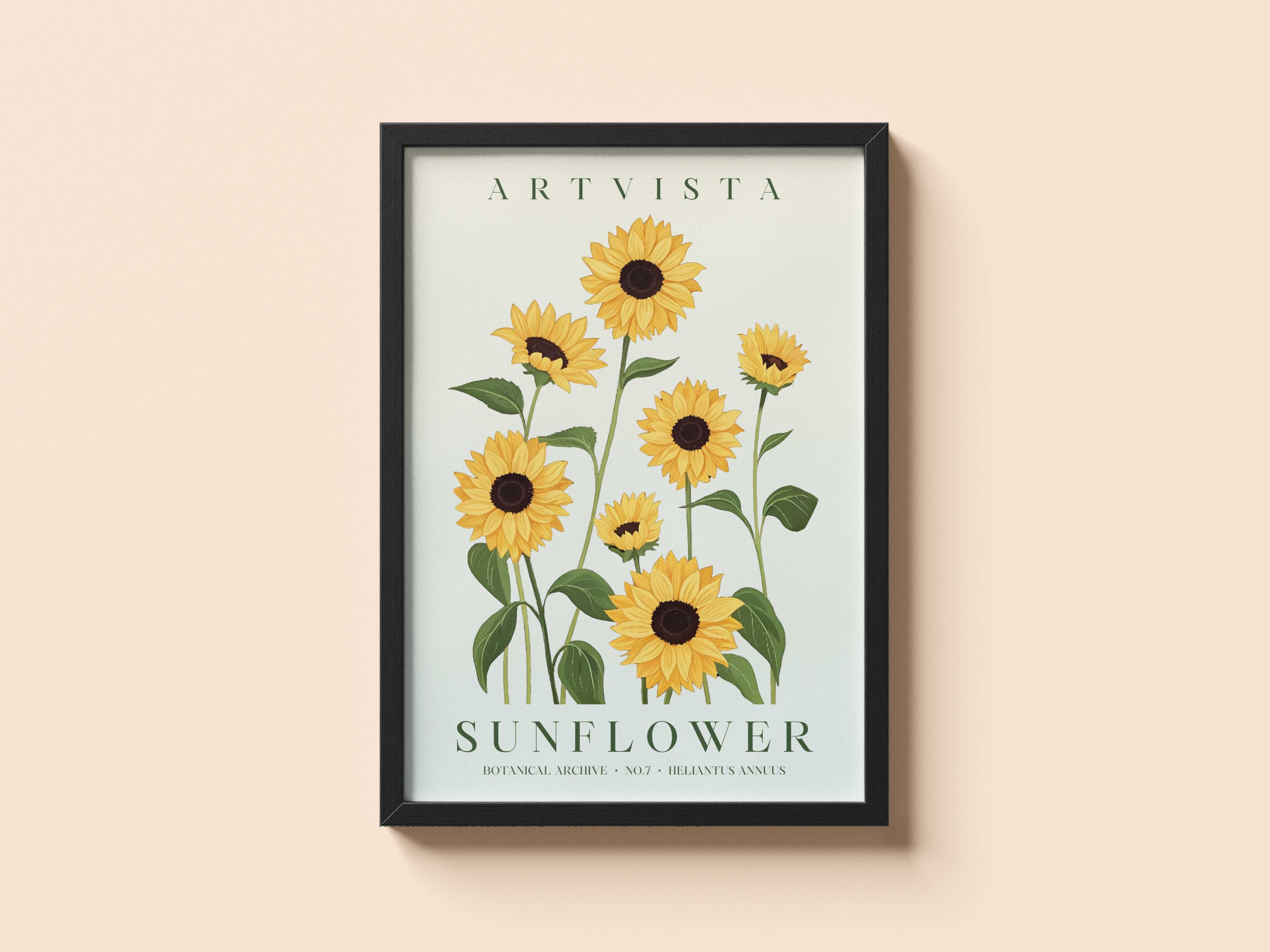 Sunflower Poster – Ay Çiçeği Poster