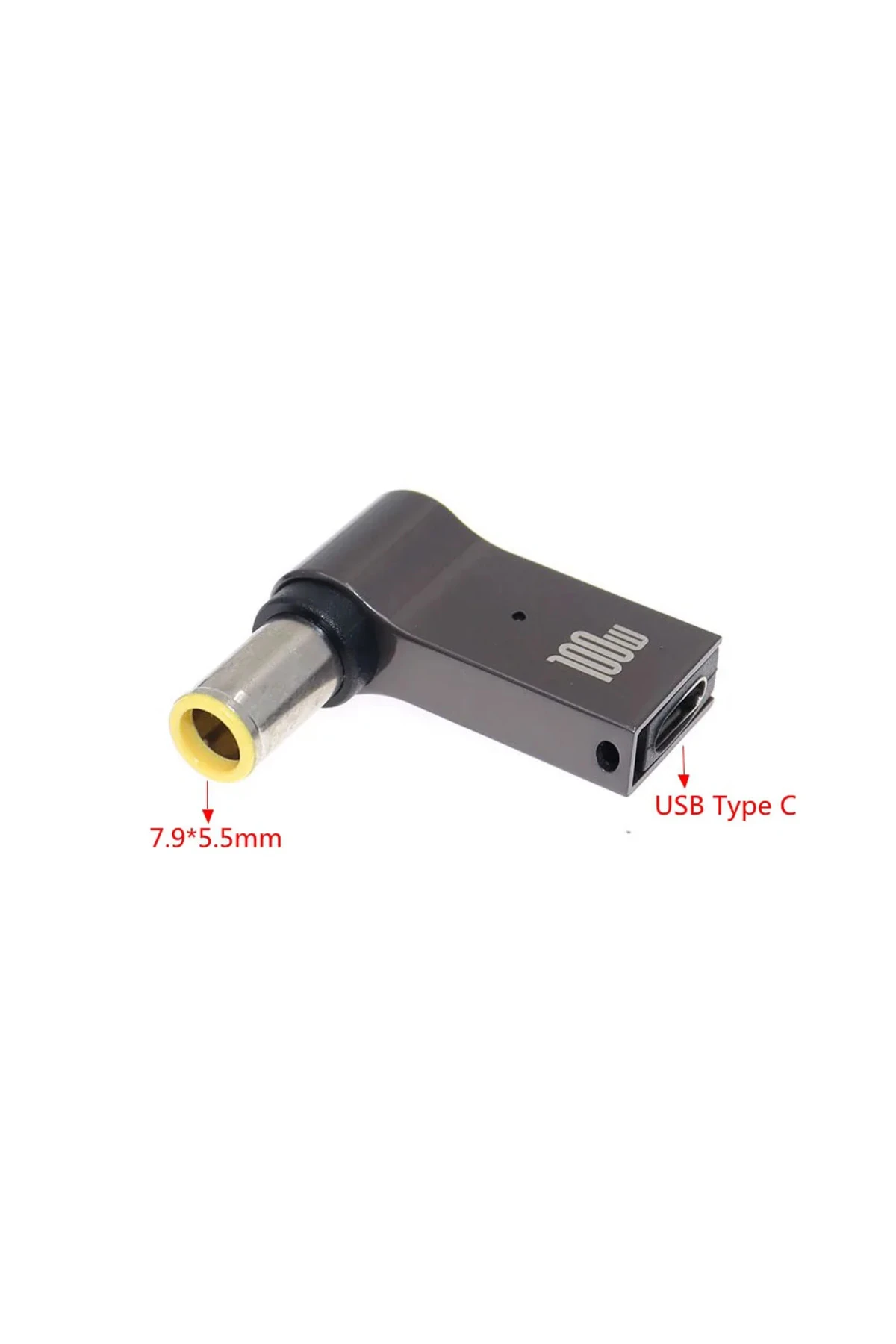100 W USB Tip C Hızlı şarj adaptörü fiş konnektörü Evrensel USB C laptop Dönüştürücü 79x55