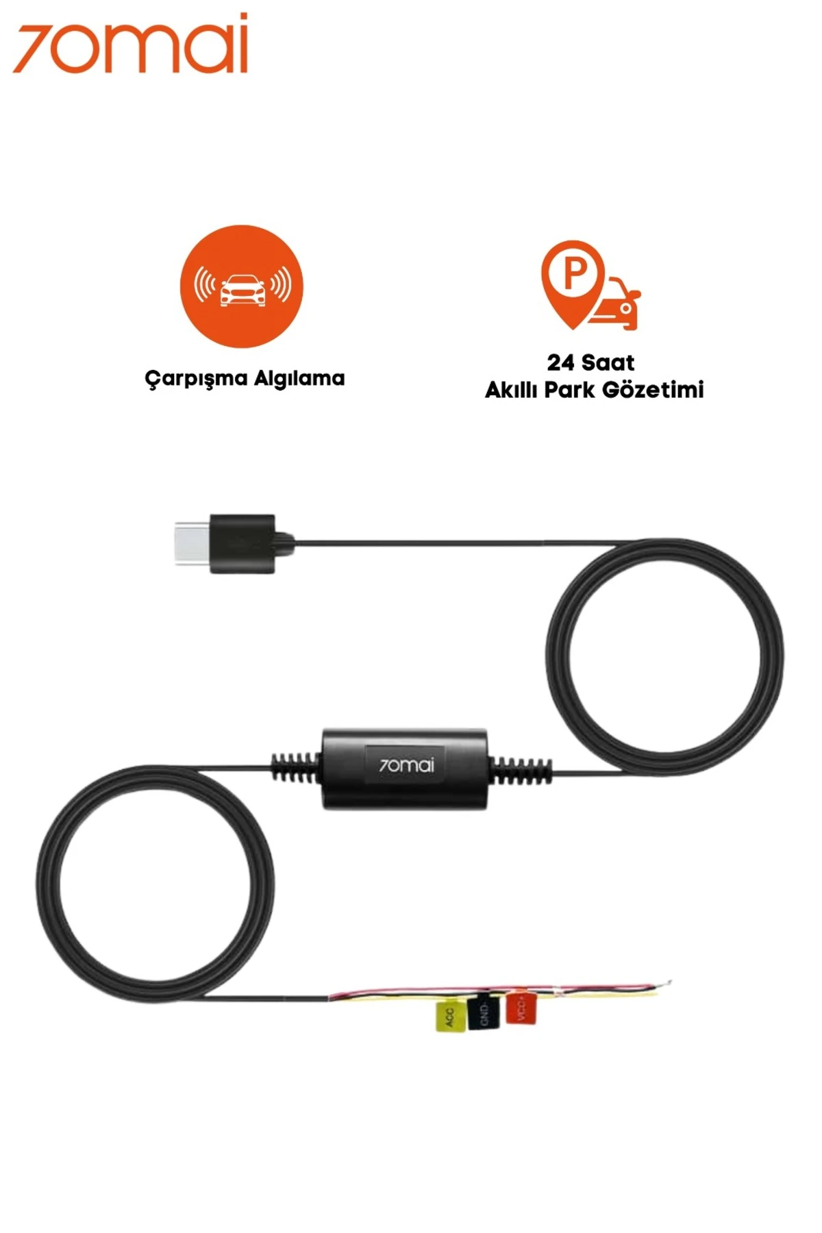 Resmi Distribütör Garantili Up03 Park Gözetim Modu Kablosu M500 / Omni Hardwire Kit
