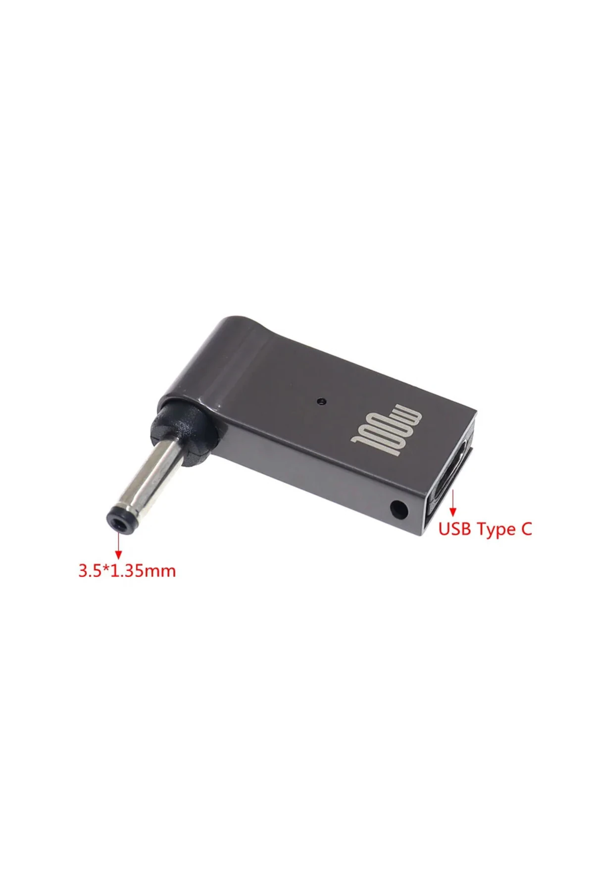 100 W USB Tip C Hızlı şarj adaptörü fiş konnektörü Evrensel USB C laptop Dönüştürücü 35x135