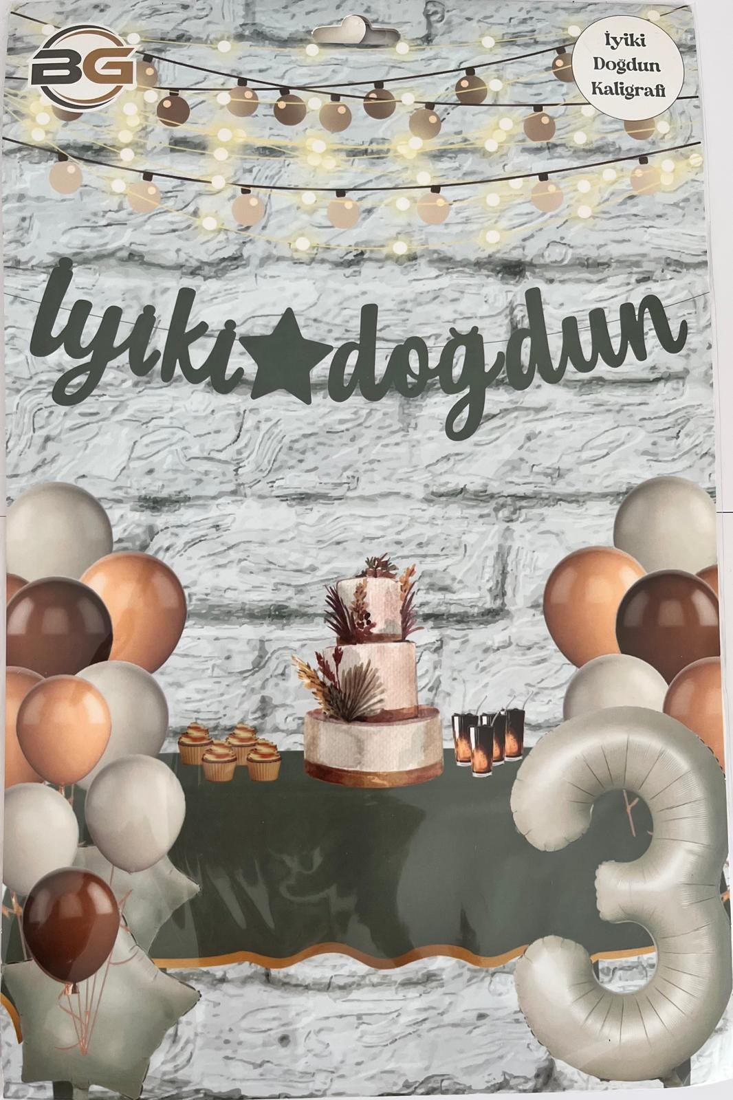 Yeşil İyi Ki Doğdun Banner