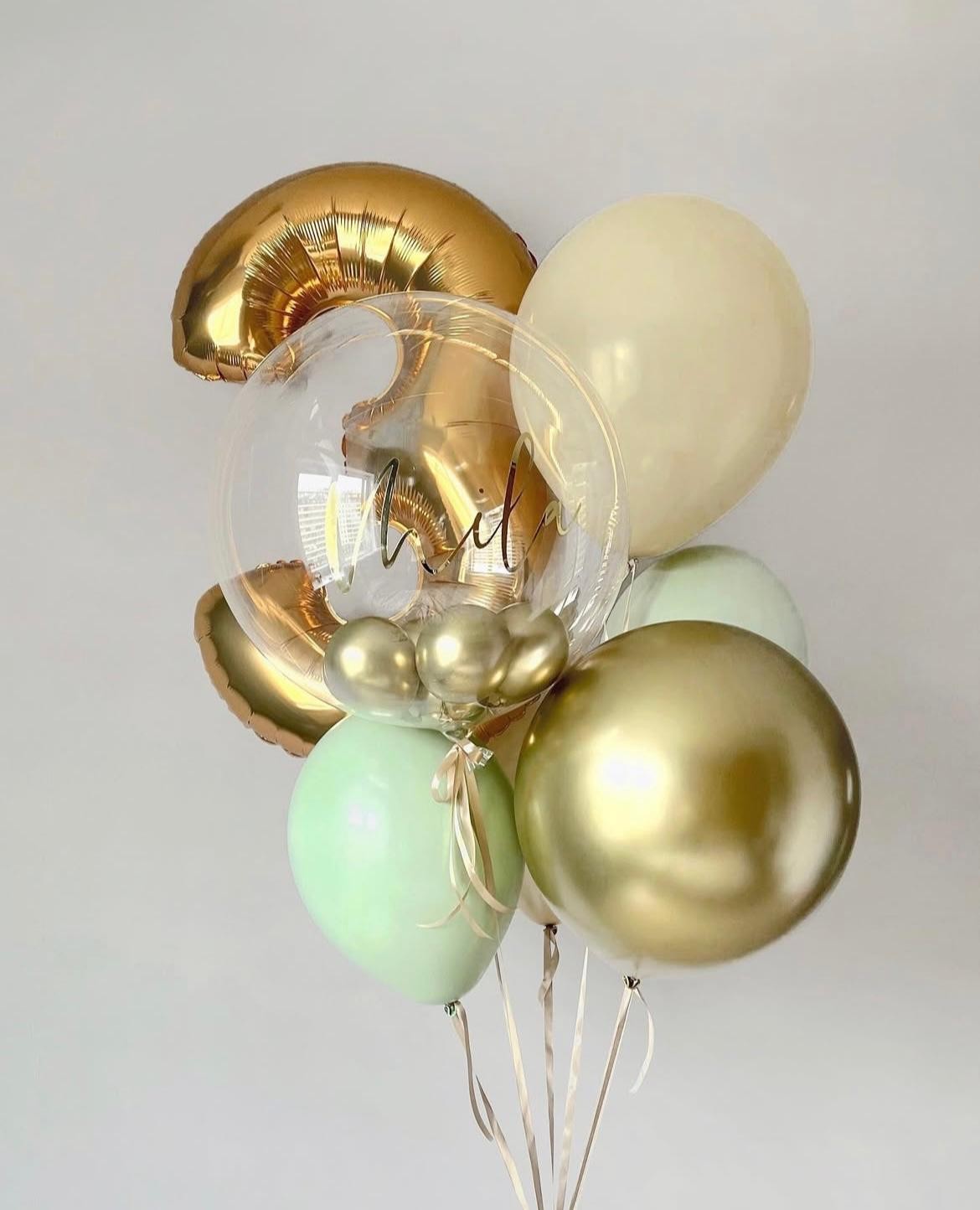 Gold Rakam Balon Konsept