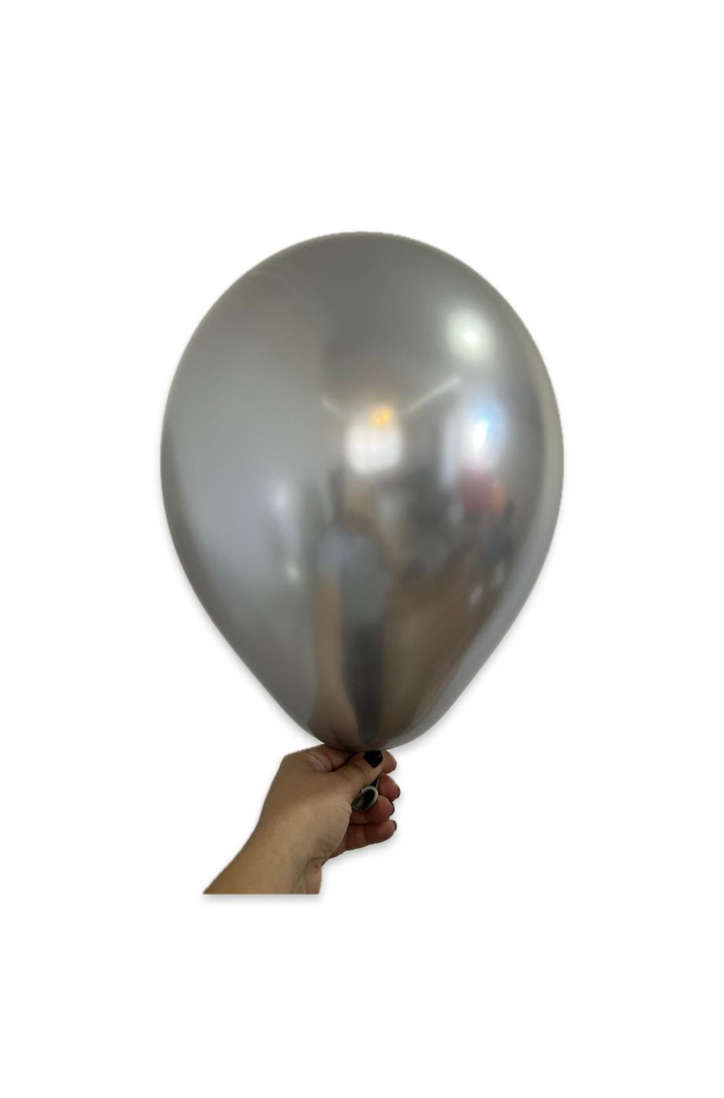 Krom Gümüş 12 İnç Balon