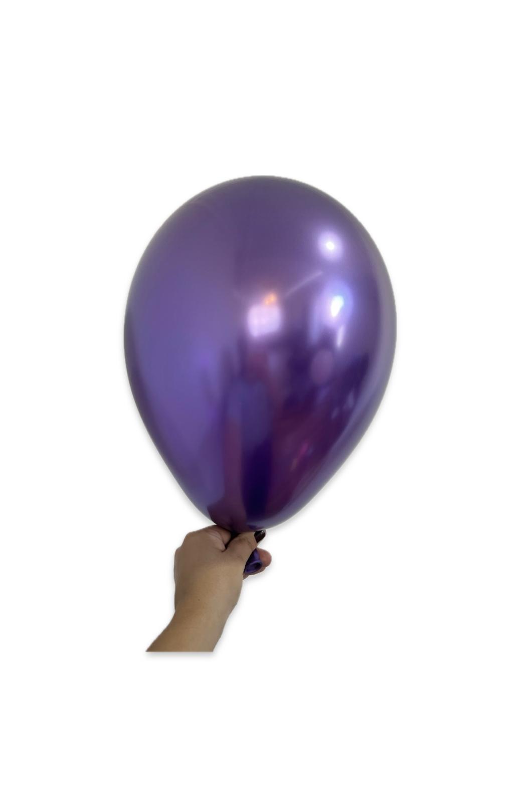 Krom Mor 12 İnç Balon