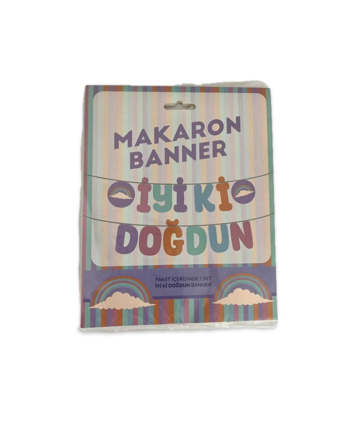 Makaron Banner İyi Ki Doğdun