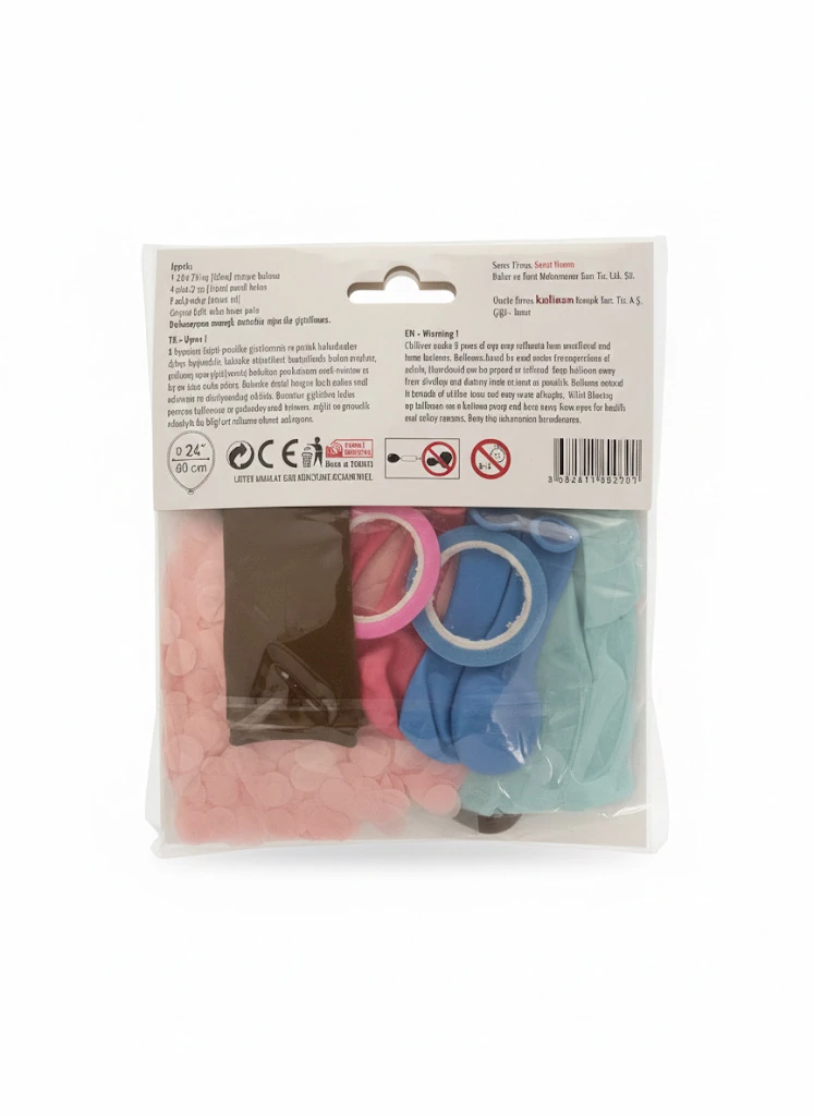 Cinsiyet Parti Seti Karamel 24 İnç