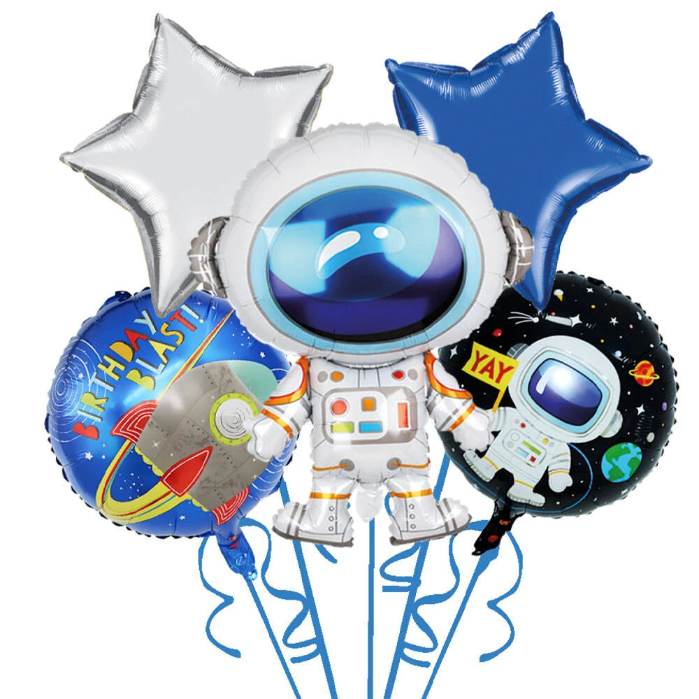 Astronot Takım Folyo Balon 5’li Set