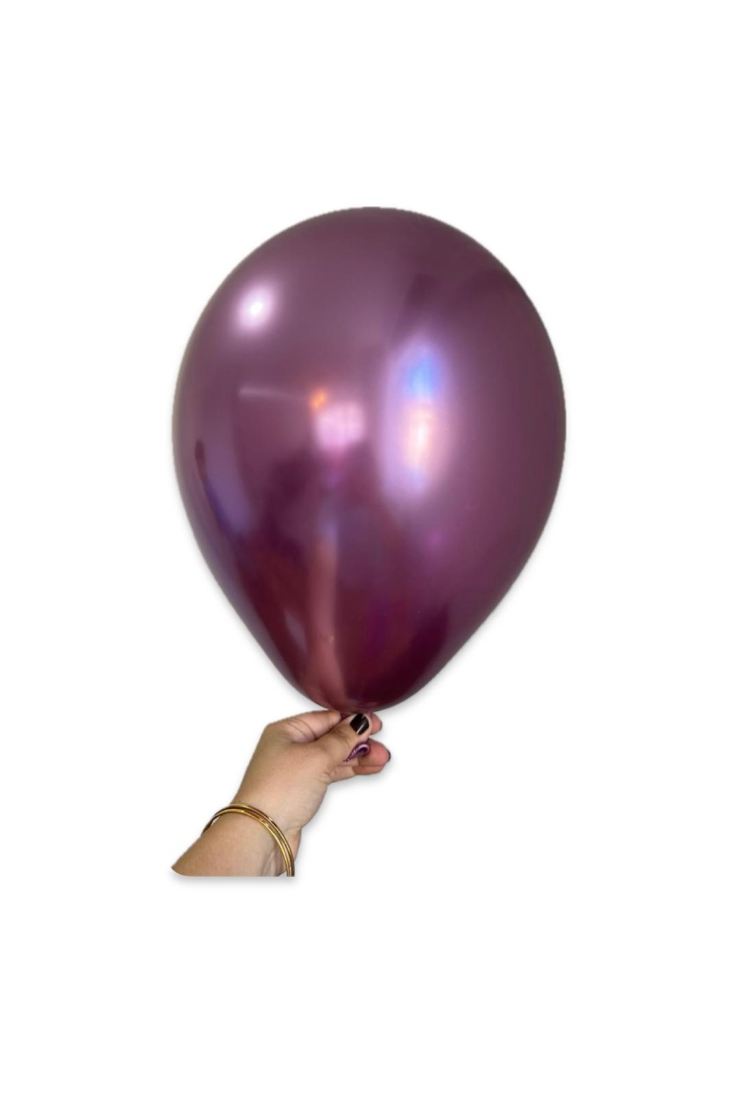 Krom Pembe 12 İnç Balon