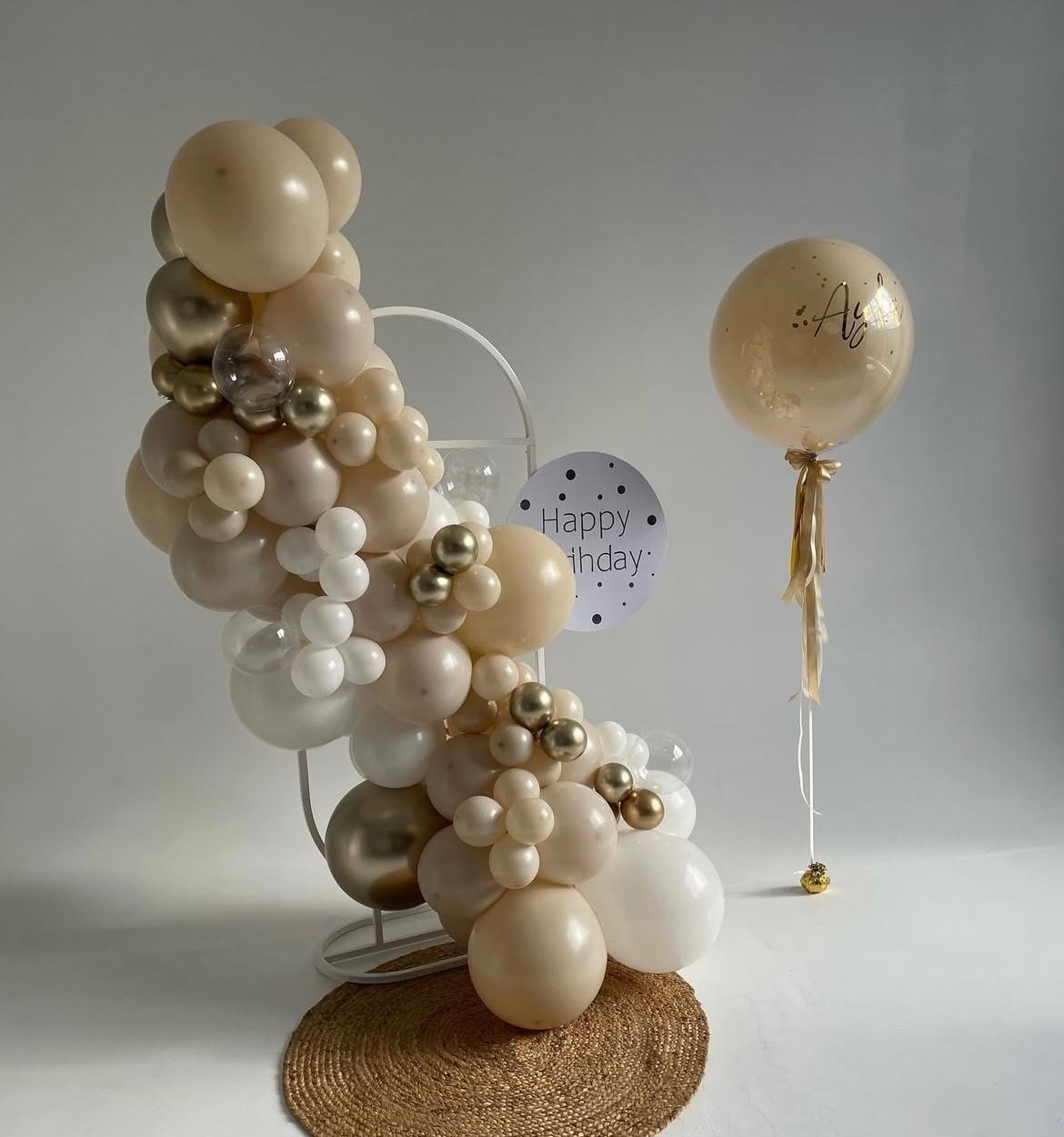 Balon Zinciri Gold Detaylı