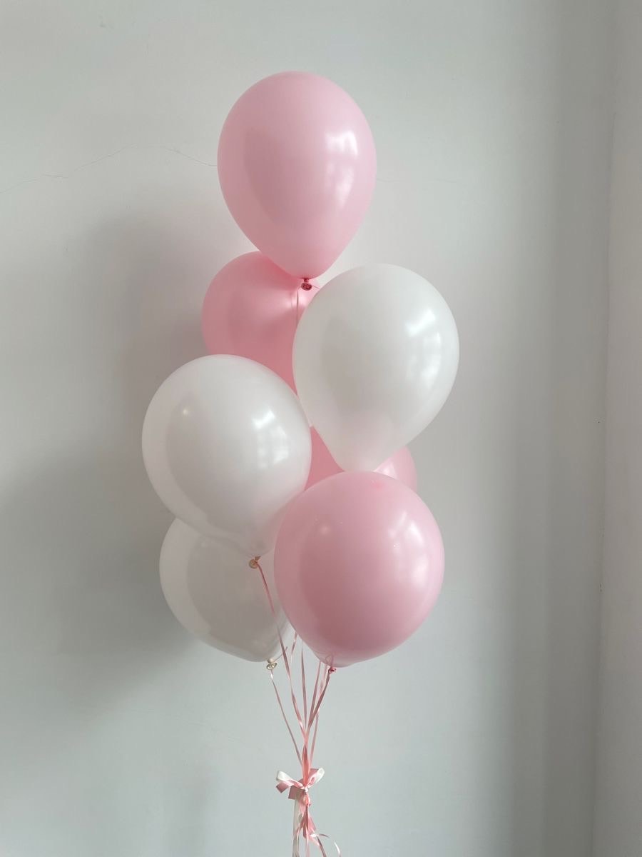 Pembe Beyaz Balon Seti